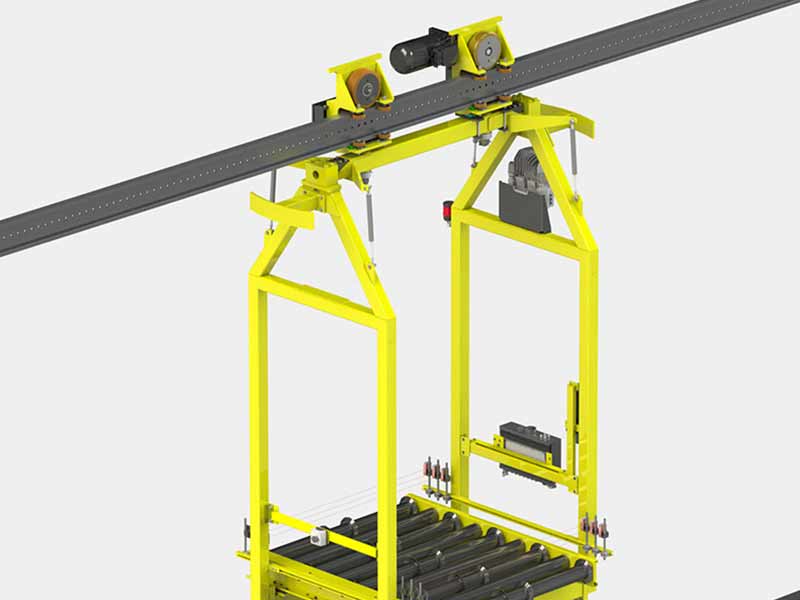 空中轨道小车驱动轮